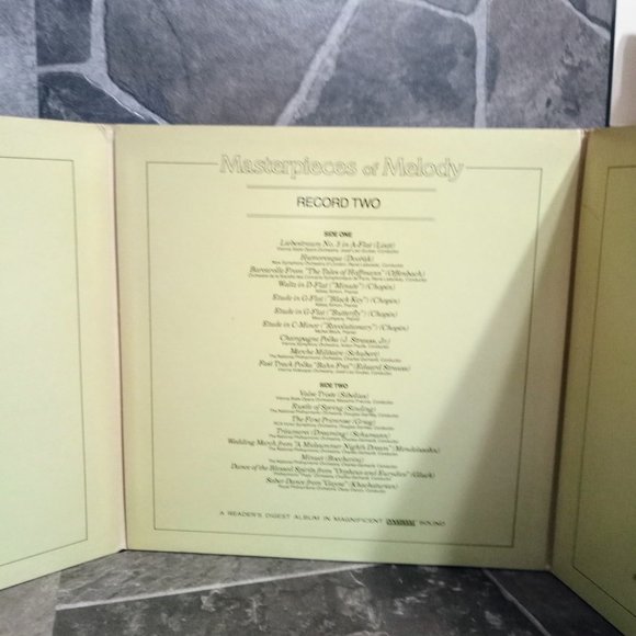 Reader's Digest Master Of Melody 3 LP Classical Music Vinyl Records Mint - Picture 3 of 7